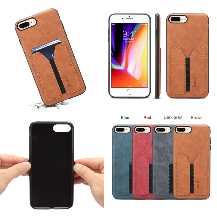 Custodia portafoglio in PU per iPhone 7 Plus e 8 Plus