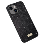 Custodia in pelle glitterata PC+TPU per iPhone 14 Plus