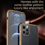Custodia TPU antiurto in pelle per iPhone 14 Pro Max