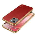 Custodia TPU antiurto in pelle per iPhone 14 Pro Max