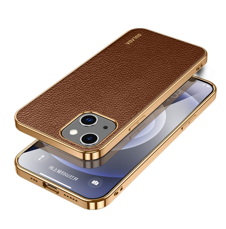 Custodia TPU antiurto in pelle per iPhone 14 Pro Max