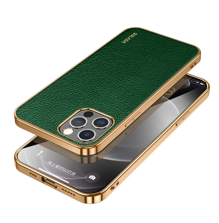Custodia TPU antiurto in pelle per iPhone 14 Pro Max