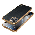 Custodia TPU antiurto in pelle per iPhone 14 Pro Max