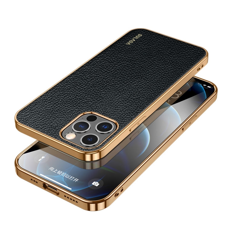 Custodia TPU antiurto in pelle per iPhone 14 Pro Max