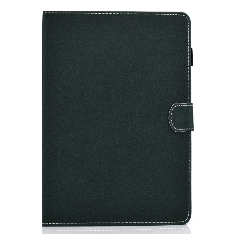 Filo per cucire Custodia in pelle piatta orizzontale tinta unita con funzione sleep e copripenna e striscia antiscivolo e slot per schede e supporto, For iPad Pro 11 (2020)