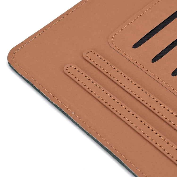 Filo per cucire Custodia in pelle piatta orizzontale tinta unita con funzione sleep e copripenna e striscia antiscivolo e slot per schede e supporto, For iPad Pro 11 (2020)