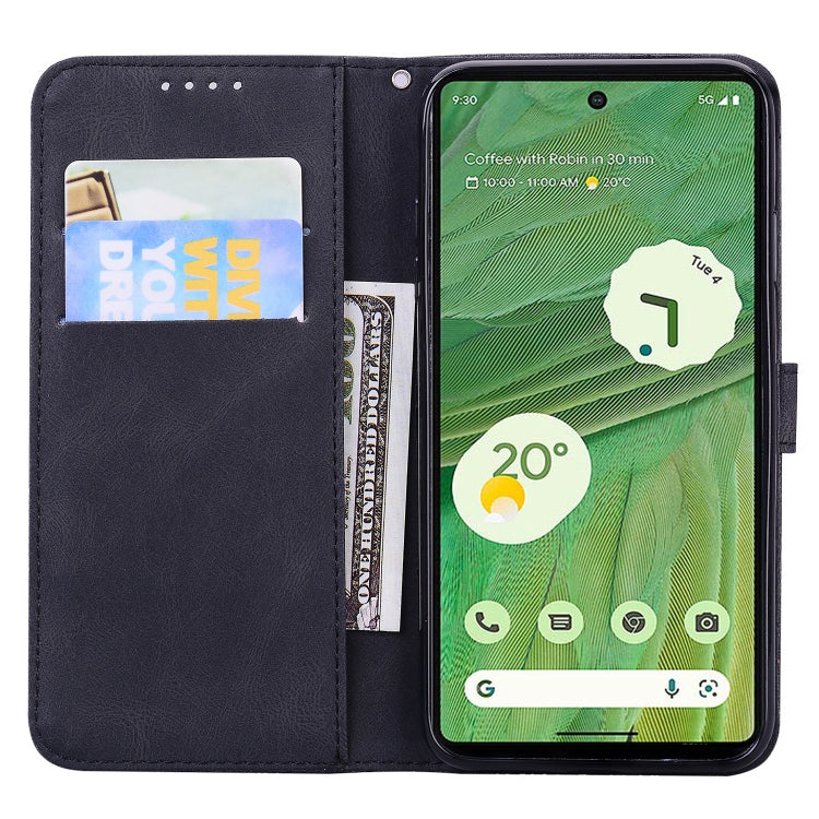 Custodia per telefono in pelle a vibrazione orizzontale con goffratura con farfalle retrò al tatto, For Google Pixel 7 5G, For Google Pixel 7 Pro 5G, For Xiaomi Redmi A1, For Xiaomi Poco M4 5G
