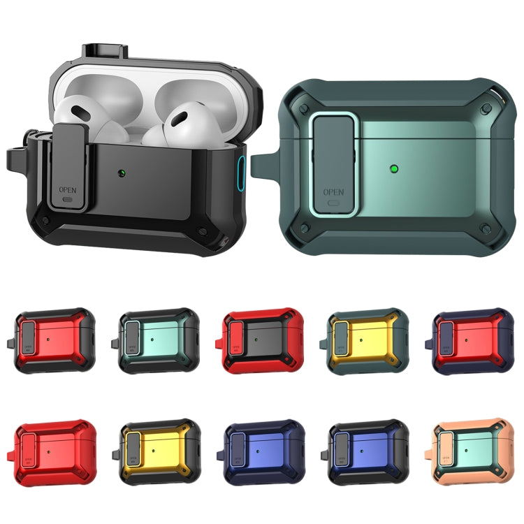 Custodia in silicone per AirPods Pro 2 con foro per cordino
