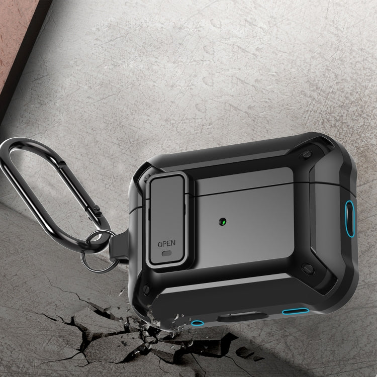 Custodia in silicone per AirPods Pro 2 con foro per cordino