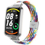Cinturino nylon intrecciato con fibbia per Xiaomi Mi Band 7 Pro