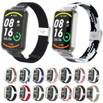 Cinturino nylon intrecciato con fibbia per Xiaomi Mi Band 7 Pro