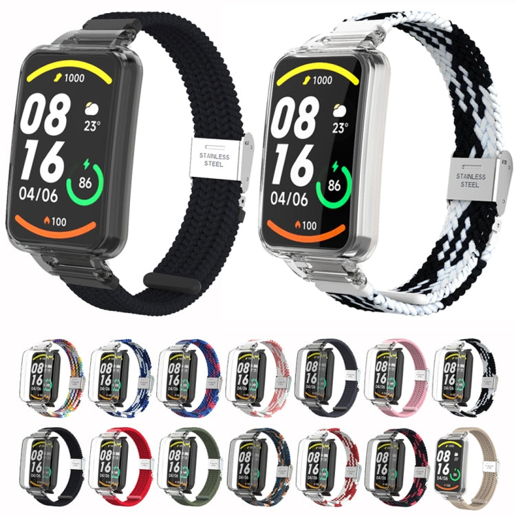 Cinturino nylon intrecciato con fibbia per Xiaomi Mi Band 7 Pro