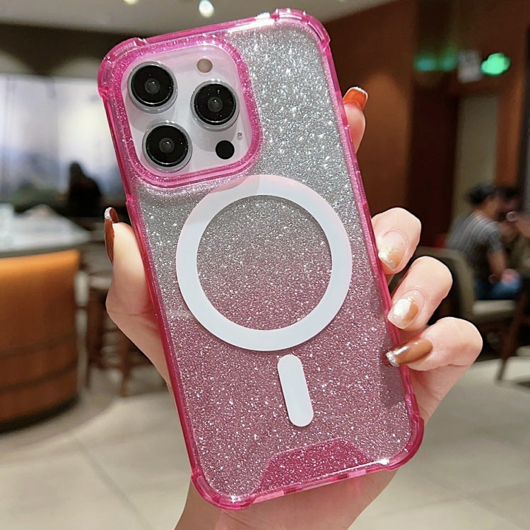 Custodia acrilico glitterata per iPhone 11 Pro Max MagSafe