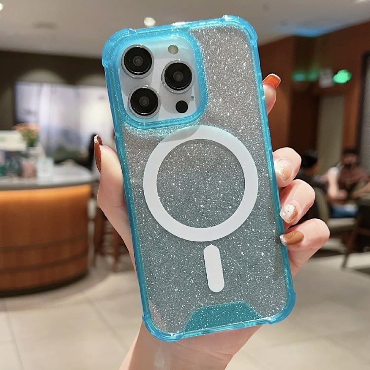 Custodia acrilico glitterata per iPhone 11 Pro Max MagSafe