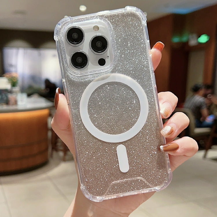 Custodia acrilico glitterata per iPhone 11 Pro Max MagSafe