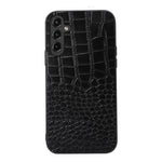 Custodia in vera pelle con trama coccodrillo per Samsung Galaxy S