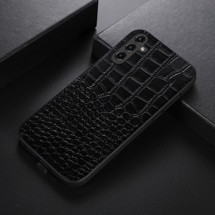 Custodia in vera pelle con trama coccodrillo per Samsung Galaxy S