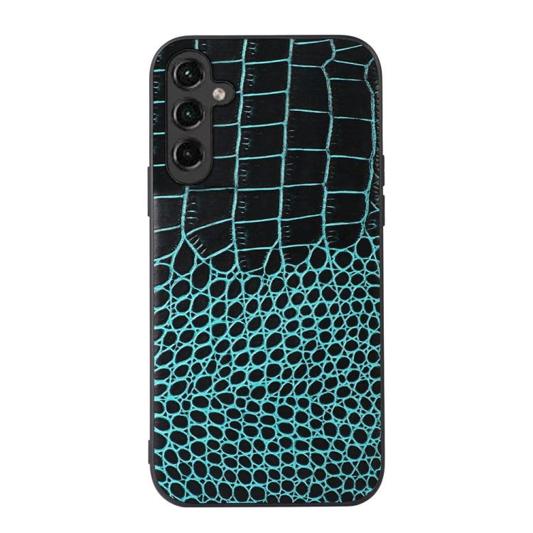 Custodia in vera pelle con trama coccodrillo per Samsung Galaxy S