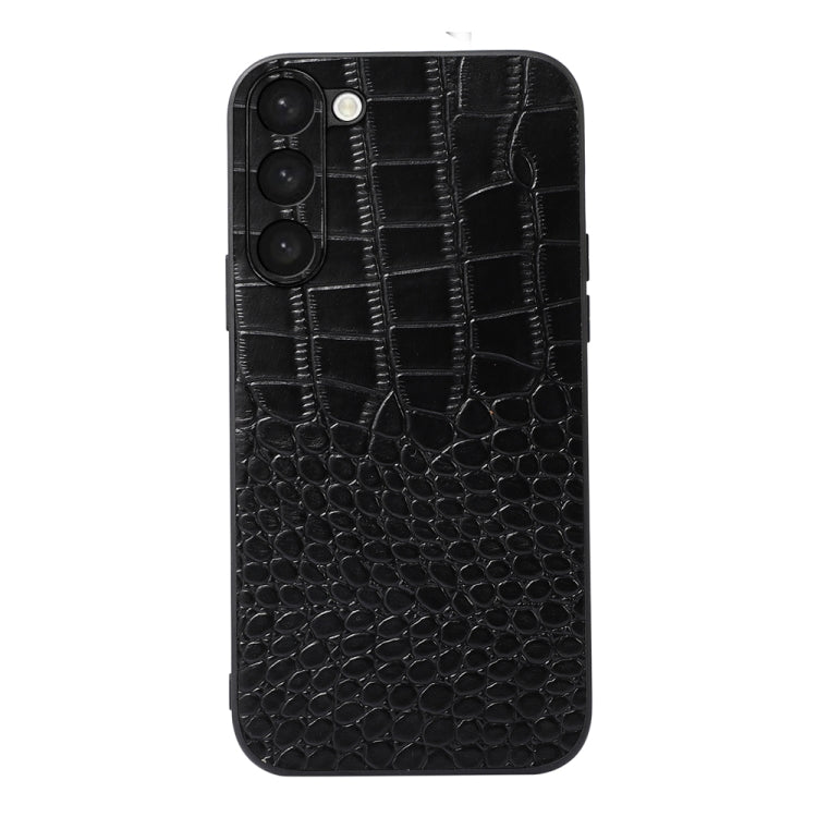 Custodia in vera pelle con trama coccodrillo per Samsung Galaxy S