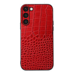 Custodia in vera pelle con trama coccodrillo per Samsung Galaxy S