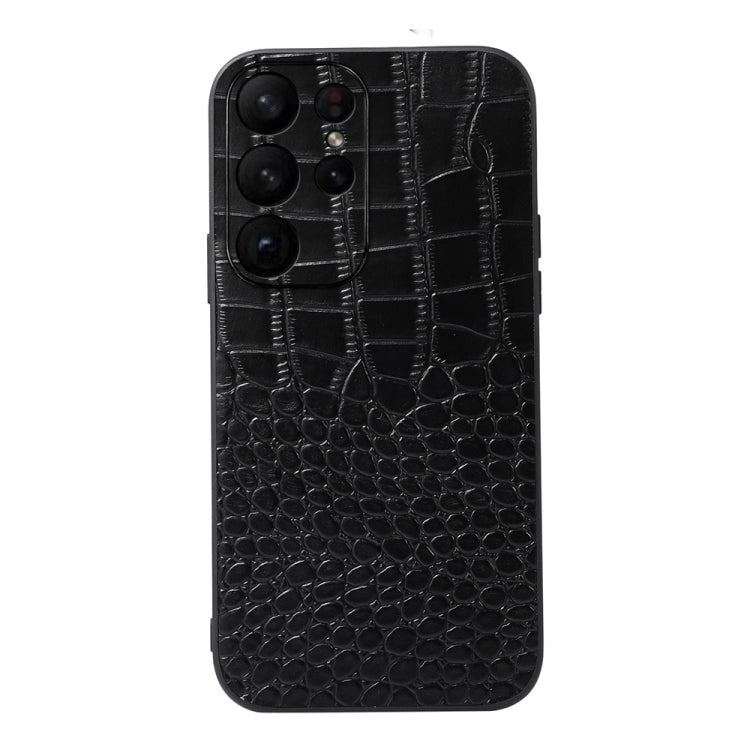 Custodia in vera pelle con trama coccodrillo per Samsung Galaxy S