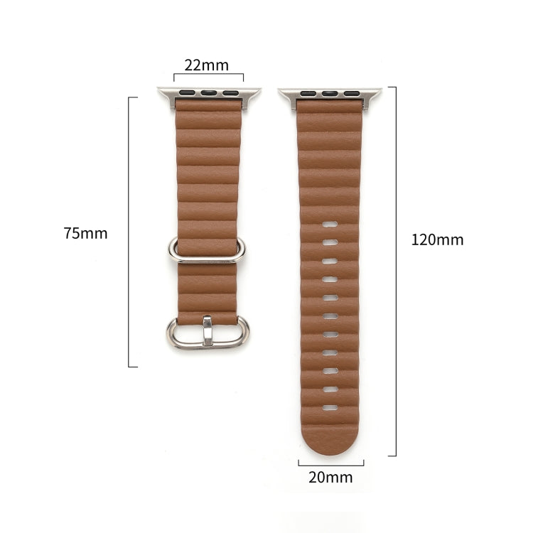 Cinturino in pelle per Apple Watch Ultra e Series