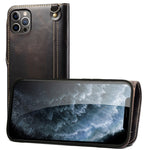 Custodia portafoglio in pelle bovina per Samsung Galaxy S20