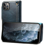 Custodia portafoglio in pelle bovina per Samsung Galaxy S20