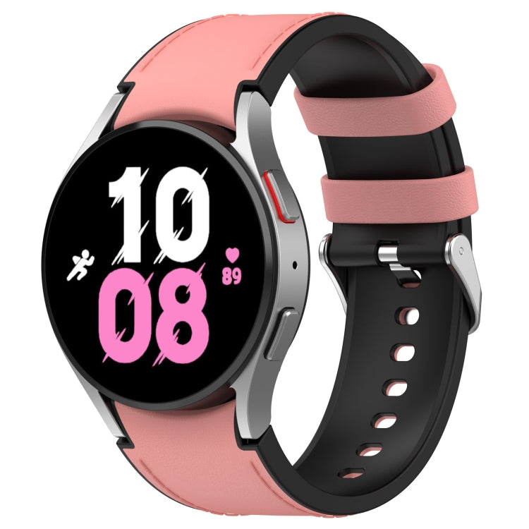 Cinturino silicone e pelle per Samsung Galaxy Watch5 40/44mm