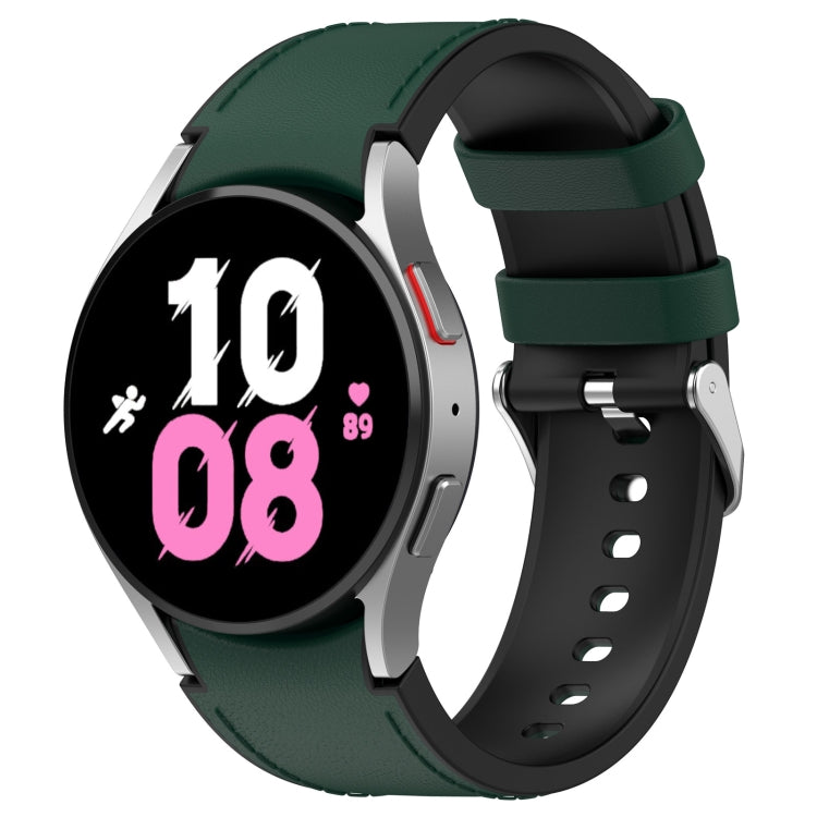Cinturino silicone e pelle per Samsung Galaxy Watch5 40/44mm