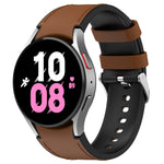 Cinturino silicone e pelle per Samsung Galaxy Watch5 40/44mm