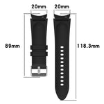 Cinturino silicone e pelle per Samsung Galaxy Watch5 40/44mm