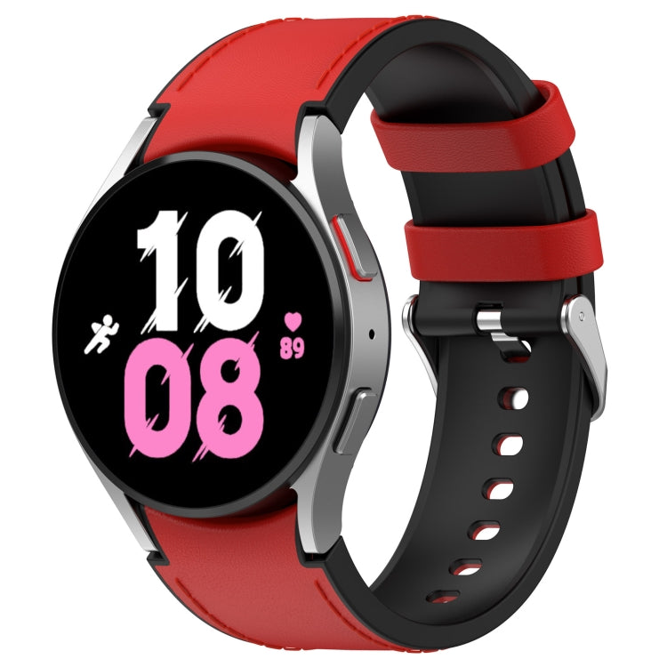 Cinturino silicone e pelle per Samsung Galaxy Watch5 40/44mm