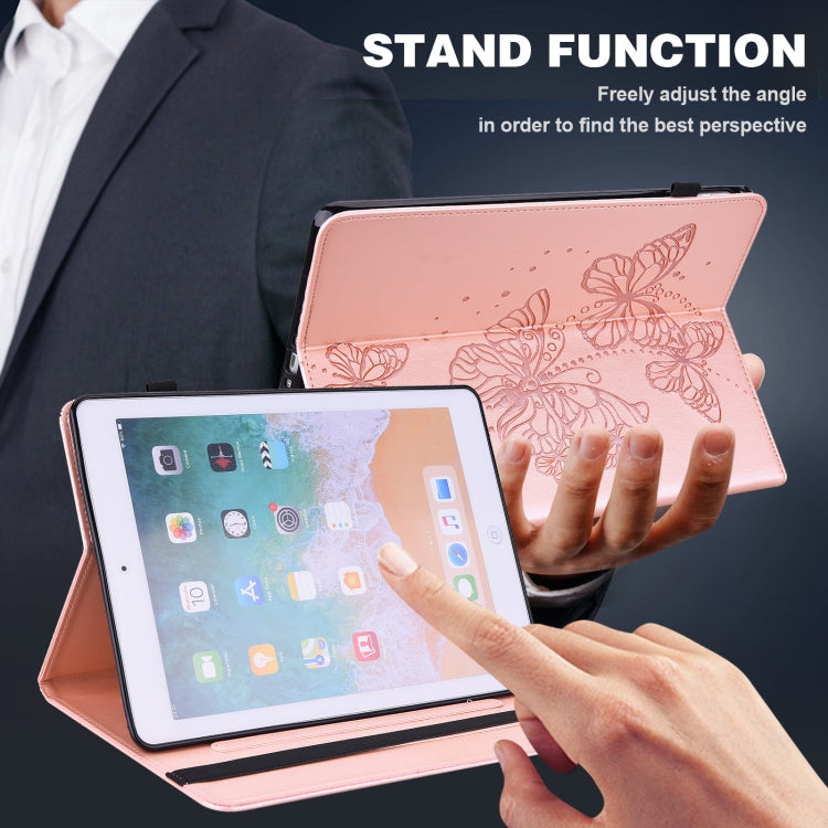 Custodia in pelle con farfalla goffrata per iPad 10th Gen 10.9 20