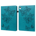 Custodia in pelle con farfalla goffrata per iPad 10th Gen 10.9 20