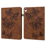 Custodia in pelle con farfalla goffrata per iPad 10th Gen 10.9 20