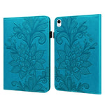 Custodia in pelle con motivo floreale per iPad 10th Gen 10.9 2022