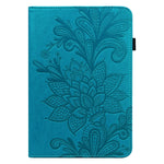 Custodia in pelle con motivo floreale per iPad 10th Gen 10.9 2022