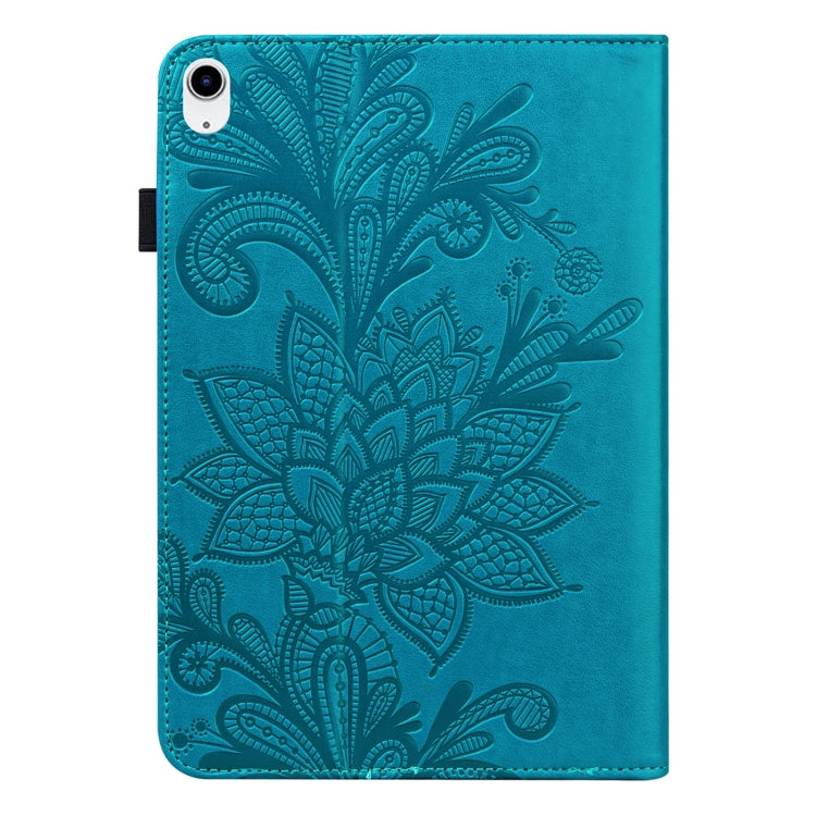 Custodia in pelle con motivo floreale per iPad 10th Gen 10.9 2022
