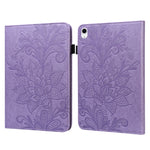Custodia in pelle con motivo floreale per iPad 10th Gen 10.9 2022