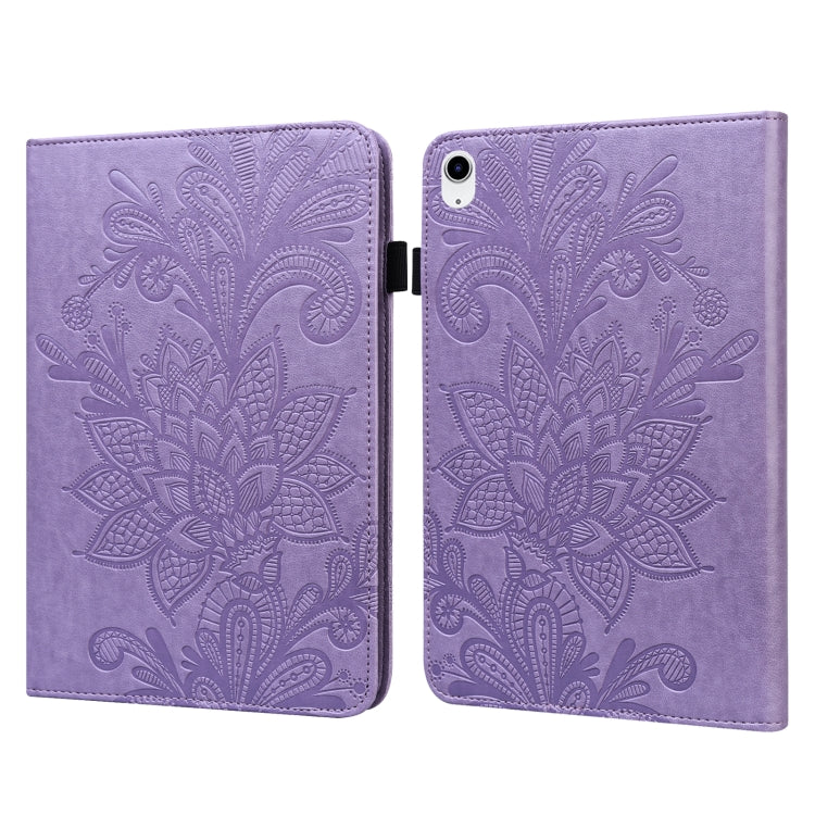 Custodia in pelle con motivo floreale per iPad 10th Gen 10.9 2022