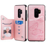 Custodia portafoglio con farfalla per Galaxy S10 e S9