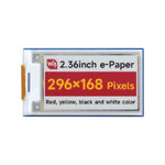 Modulo E-paper Waveshare 2,36" 296x168 pixel SPI