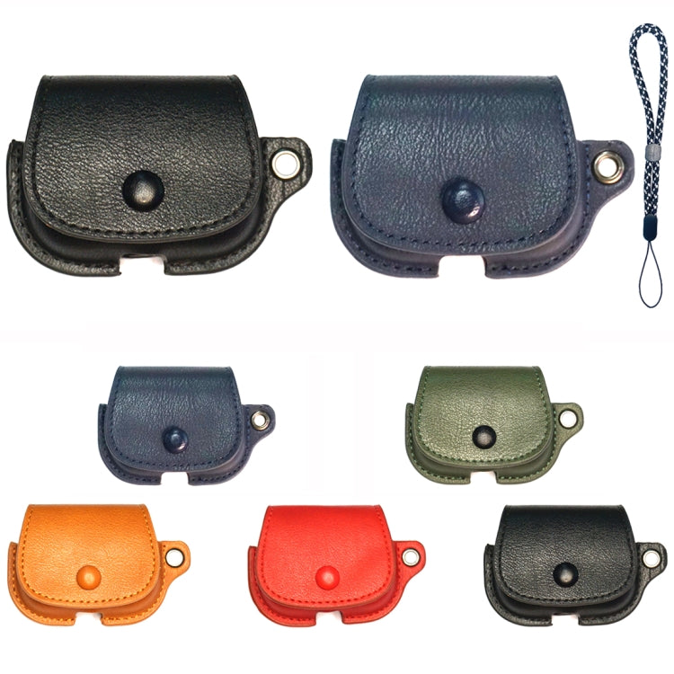 Custodia in pelle PU per AirPods Pro 2 con cordino
