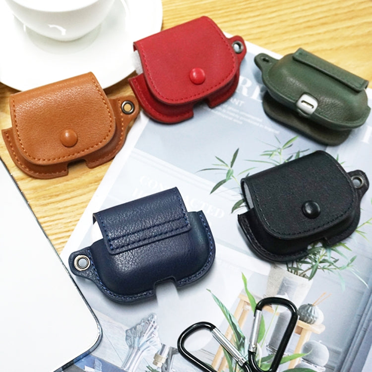 Custodia in pelle PU per AirPods Pro 2 con cordino