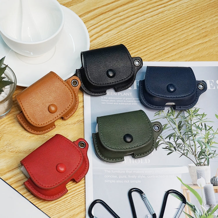 Custodia in pelle PU per AirPods Pro 2 con cordino