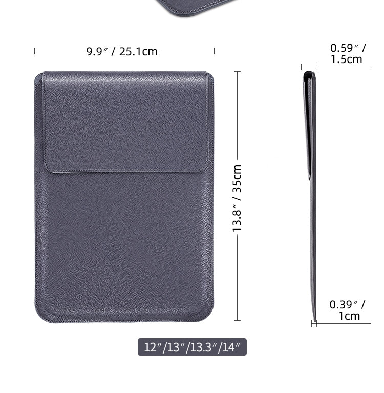 Borsa per laptop 4 in 1 in pelle PU compatibile MacBook