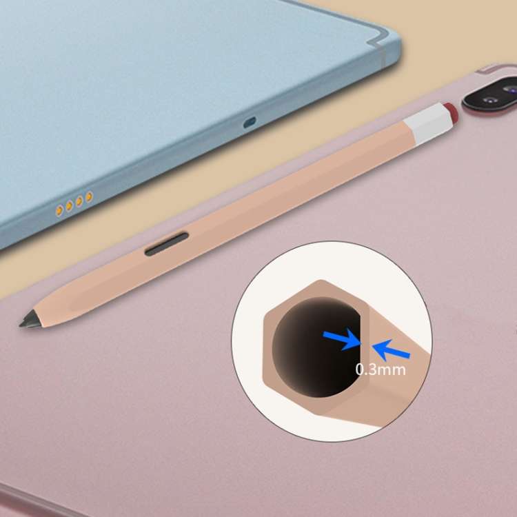 LOVE MEI Custodia protettiva per penna stilo in gel di silicone morbido, For Samsung Galaxy Tab S6 Lite P610/P615, For Samsung Galaxy Tab S7 / S7+ / S8 / S8+