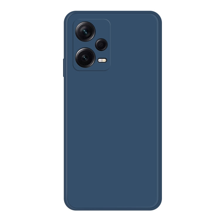 Custodia per telefono con bordo dritto in silicone liquido imitazione, For Xiaomi Redmi Note 12 Pro+ China