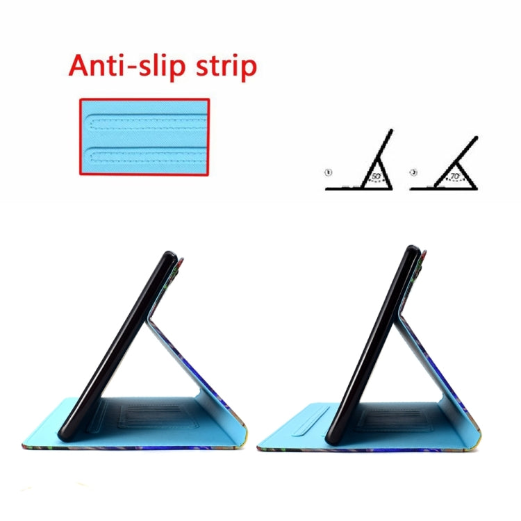 Custodia tablet in pelle con cuciture colorate per iPad 10th Gen 10.9 2022